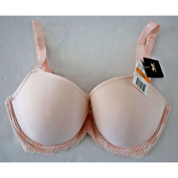 Wacoal 853117 689 Women's Sz 34DD Pearl Pink La Femme Molded Underwire Bra $62+ - Picture 1 of 5